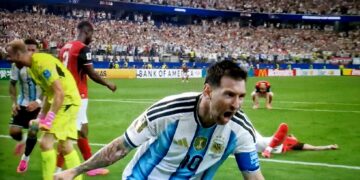 Gol Brace Messi Pecahkan Rekor Piala Dunia, Argentina Lolos ke Fase Gugur​