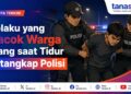 Pelaku yang Bacok Warga Liang saat Tidur Ditangkap Polisi