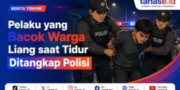 Pelaku yang Bacok Warga Liang saat Tidur Ditangkap Polisi
