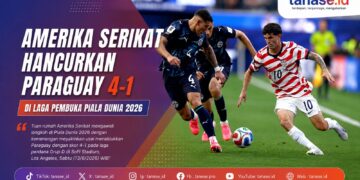 Amerika Serikat Hancurkan Paraguay 4-1 di Laga Pembuka Piala Dunia 2026