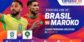 Starting Line Up Brasil vs Maroko: Ujian Perdana Selecao di Grup C