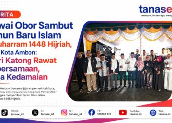 Pawai Obor Sambut Tahun Baru Islam 1 Muharram 1448 Hijriah, Wali Kota Ambon: Mari Katong Rawat Kebersamaan, Jaga Kedamaian