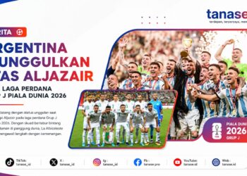 Argentina Diunggulkan Atas Aljazair pada Laga Perdana Grup J Piala Dunia 2026