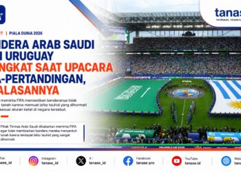 Bendera Arab Saudi dan Uruguay Diangkat Saat Upacara Pra-Pertandingan, Ini Alasannya