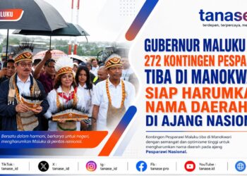 Gubernur Maluku dan 272 Kontingen Pesparawi Tiba di Manokwari, Siap Harumkan Nama Daerah di Ajang Nasional