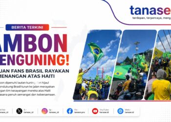 Ambon Menguning! Ribuan Fans Brasil Rayakan Kemenangan atas Haiti