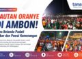 Lautan Oranye di Ambon, Fans Belanda Padati Nobar dan Pawai Kemenangan