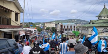 ​Argentina Libas Algeria 3-0, Ribuan Warga Ambon Konvoi Kendaraan di Jalan Protokol
