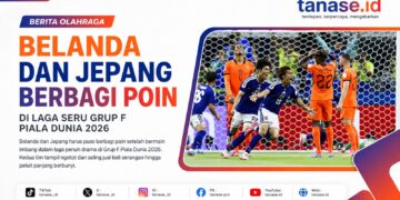 Belanda dan Jepang Berbagi Poin di Laga Seru Grup F Piala Dunia 2026