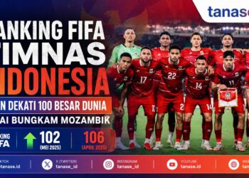 Ranking FIFA Timnas Indonesia Kian Dekati 100 Besar Dunia Usai Bungkam Mozambik