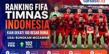 Ranking FIFA Timnas Indonesia Kian Dekati 100 Besar Dunia Usai Bungkam Mozambik